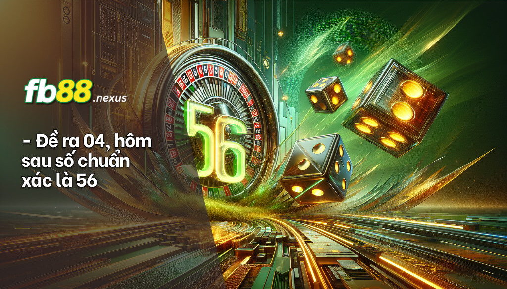 Đề ra 04, hôm sau số chuẩn xác là 56.